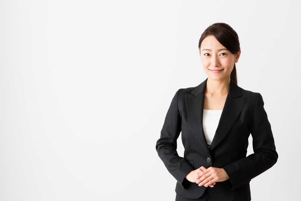 Portrait,Of,Asian,Businesswoman,Isolated,On,White,Background