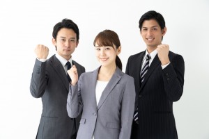Portrait,Of,Asian,Business,Team,On,White,Background