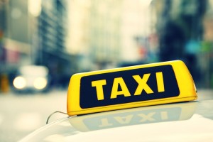 Detail,Of,The,Taxi,Car,On,The,Street
