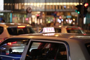 Taxi,And,Chinese,Word,Taxi,On,The,Cab,Light,Box